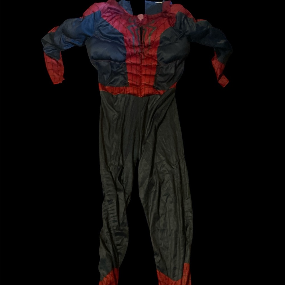 Men’s Spider-Man Padded Muscle Costume – Medium/Large – Marvel Superhero